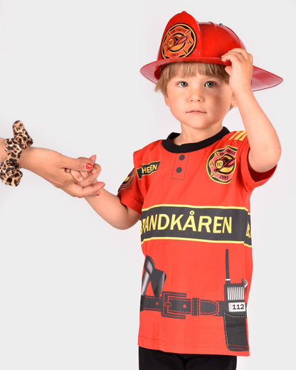 Organic cotton Fire-Fighter T-shirt 98-104 cm