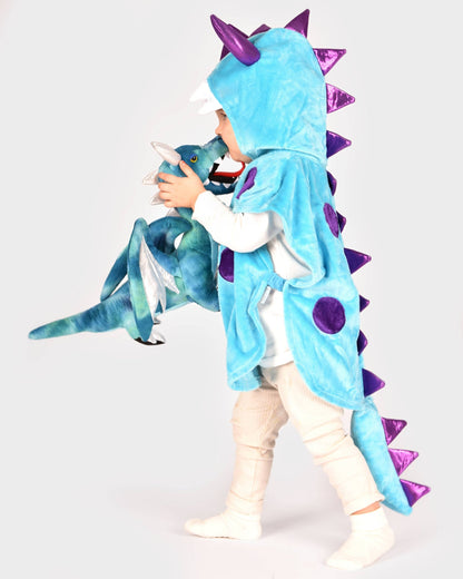 Blue Mini Monster Cape Size 86-110 cm 1-4 years