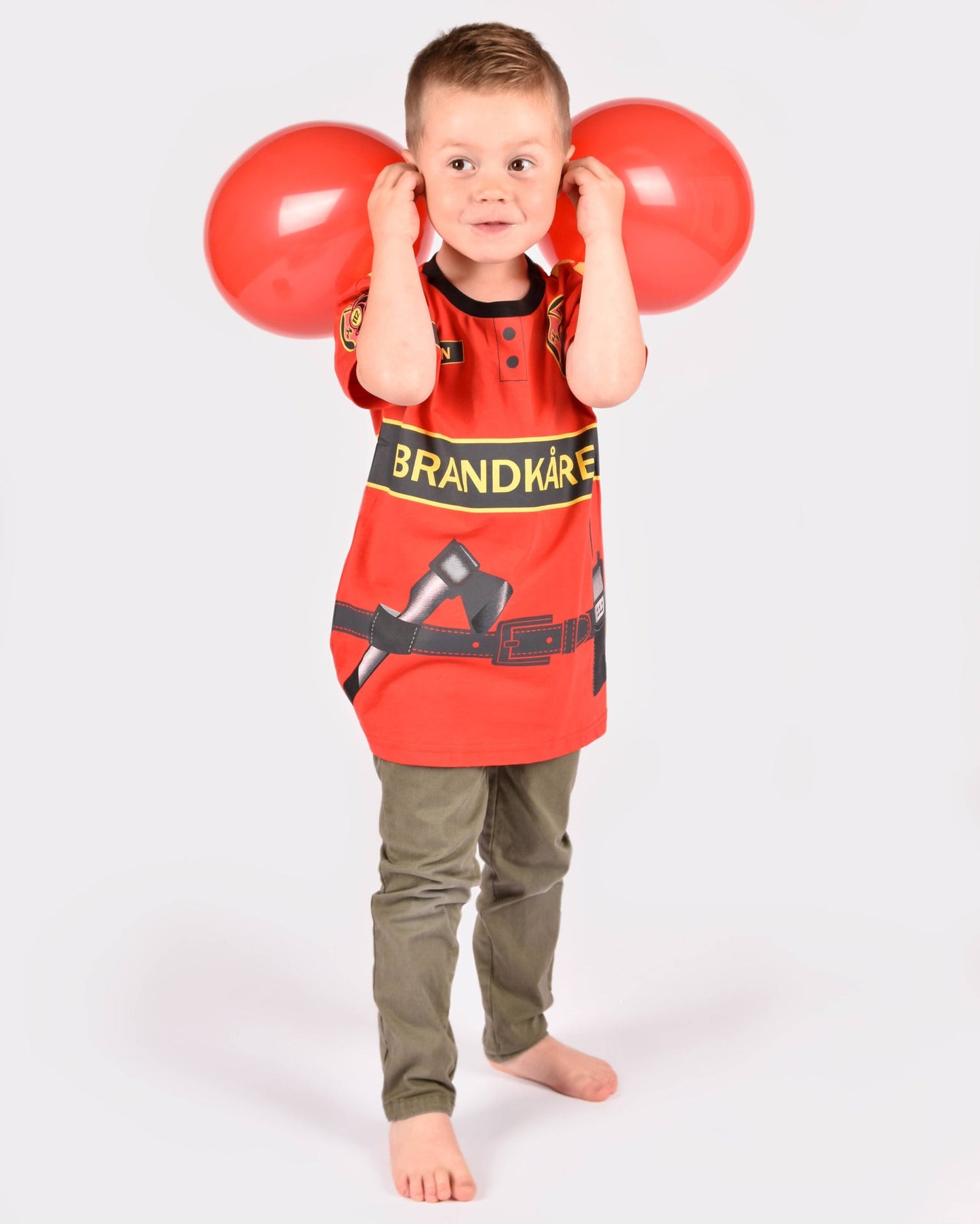 Organic cotton Fire-Fighter T-shirt 98-104 cm