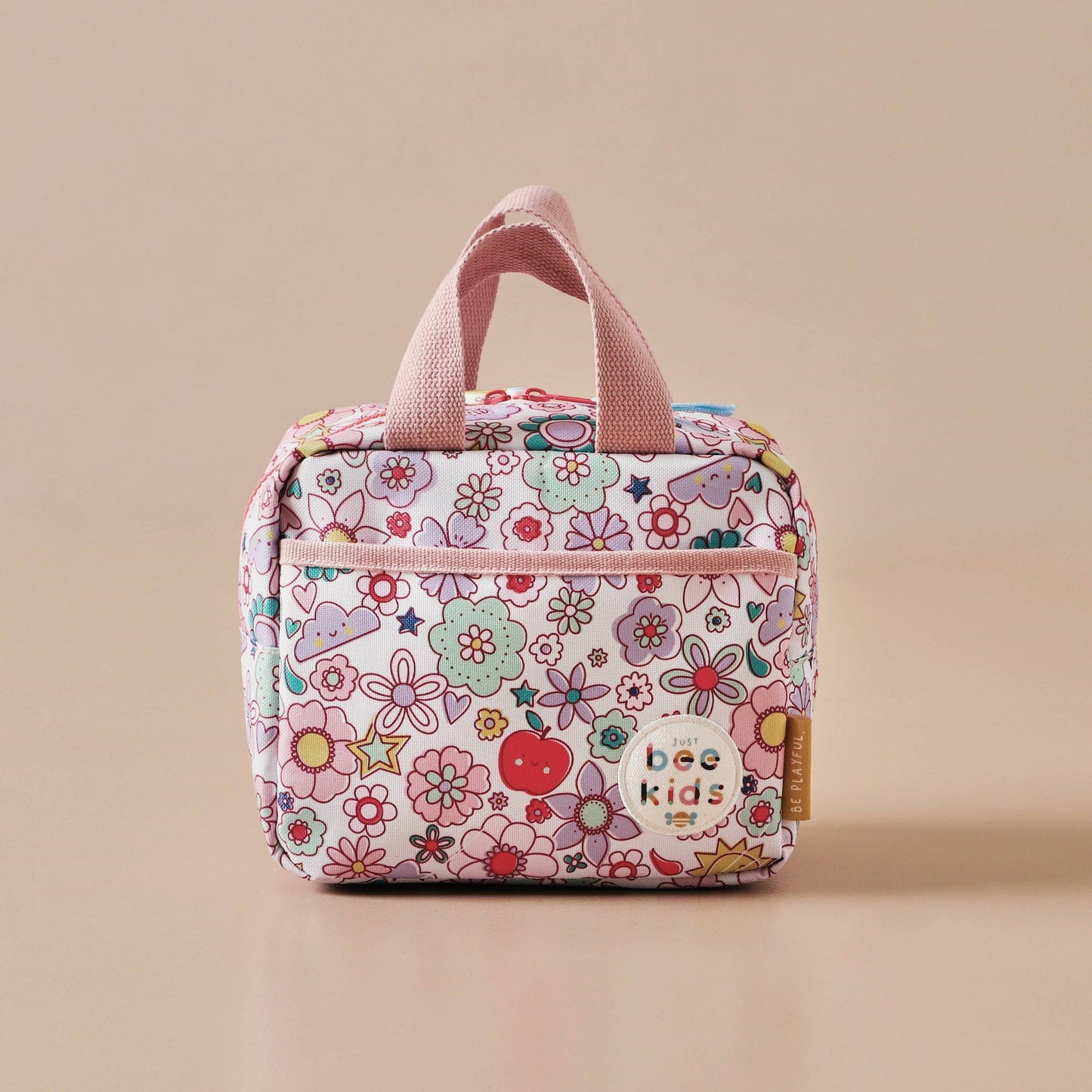 Sac Sac à Lunch Isotherme Floral Rétro pour Enfants Just Bee Kids