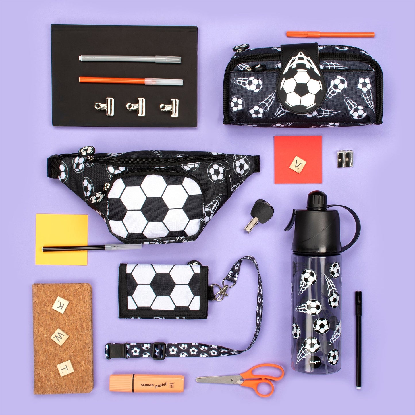 Belt Sac banane – football noir