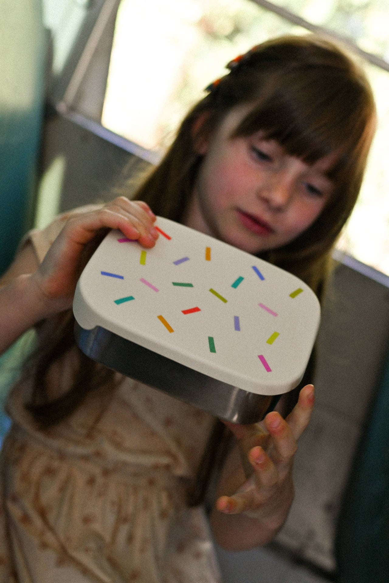 Boîte à Lunch en Acier Inoxydable avec compartiments pour enfants
confettis