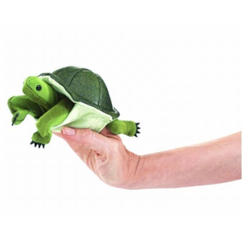 Marionnette à doigt Mini Tortue Folkmanis réaliste