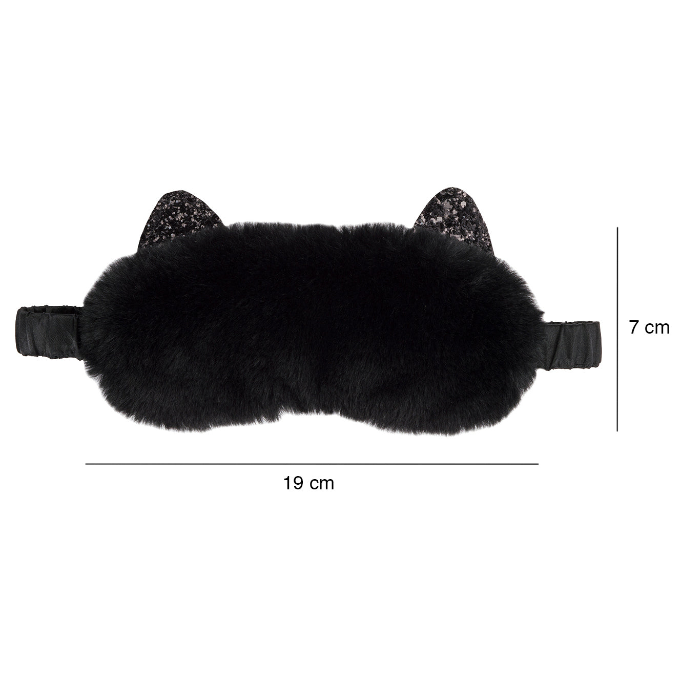 Peluche chat Masque de sommeil – chat noir