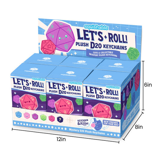 Blind Box Squishable – W20, Serie 1 „Let's Roll“