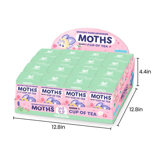 Blind Box Squishable – Motten, Serie 1 „Cup of Tea“