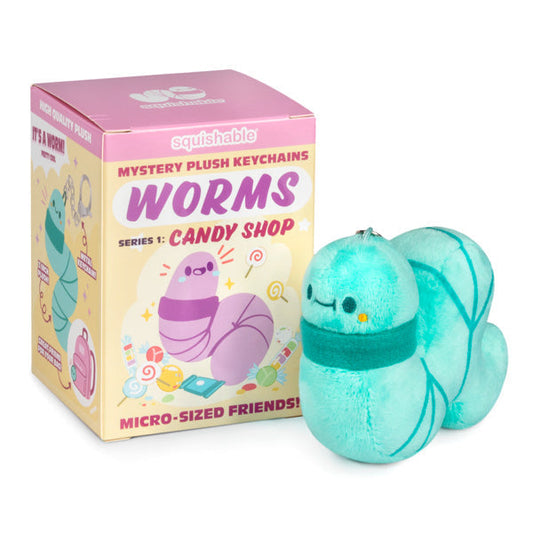 Blind Box Squishable – Wurm, Serie 1 „Candy Shop“