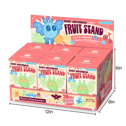 Blind Box Squishable – Mothman, Serie 1 „Fruit Stand“