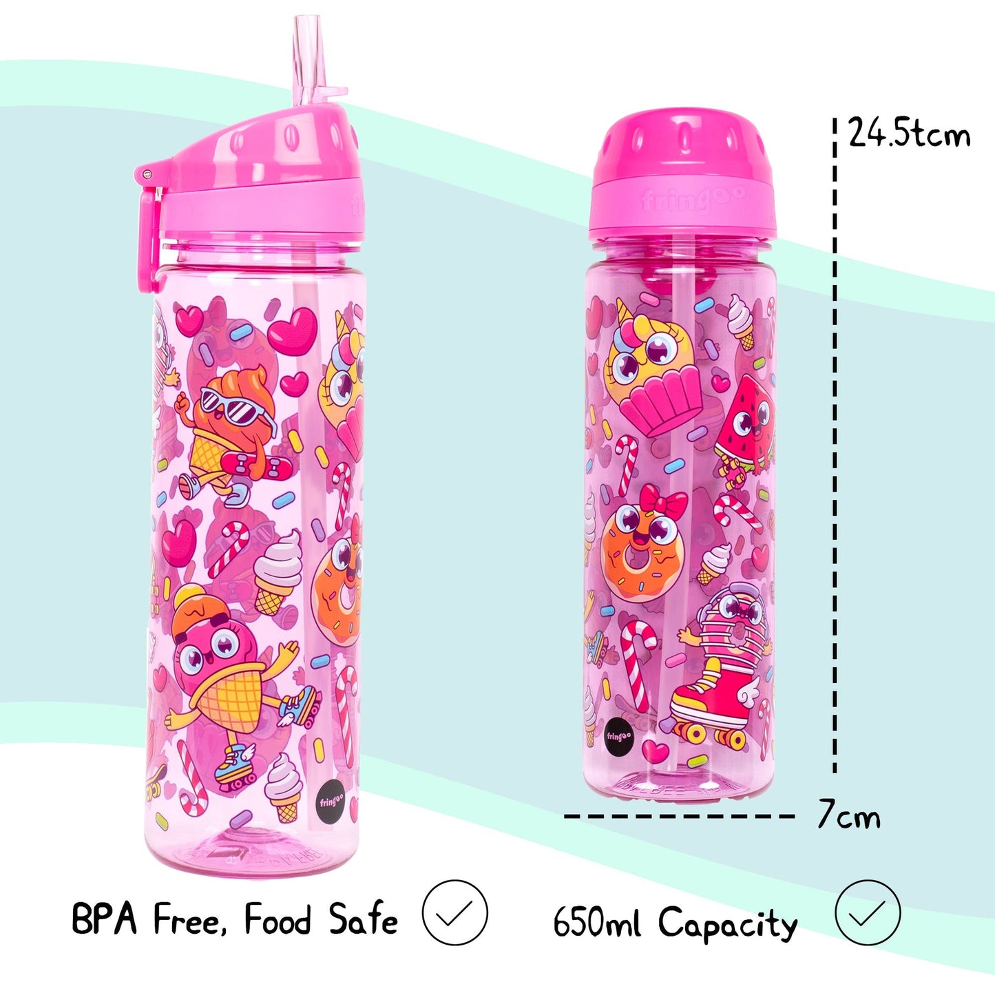 Straw Bottle – Donuts Skate