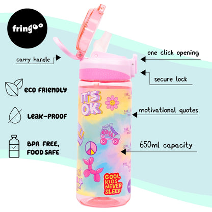 Straw Bottle – Tie Dye
