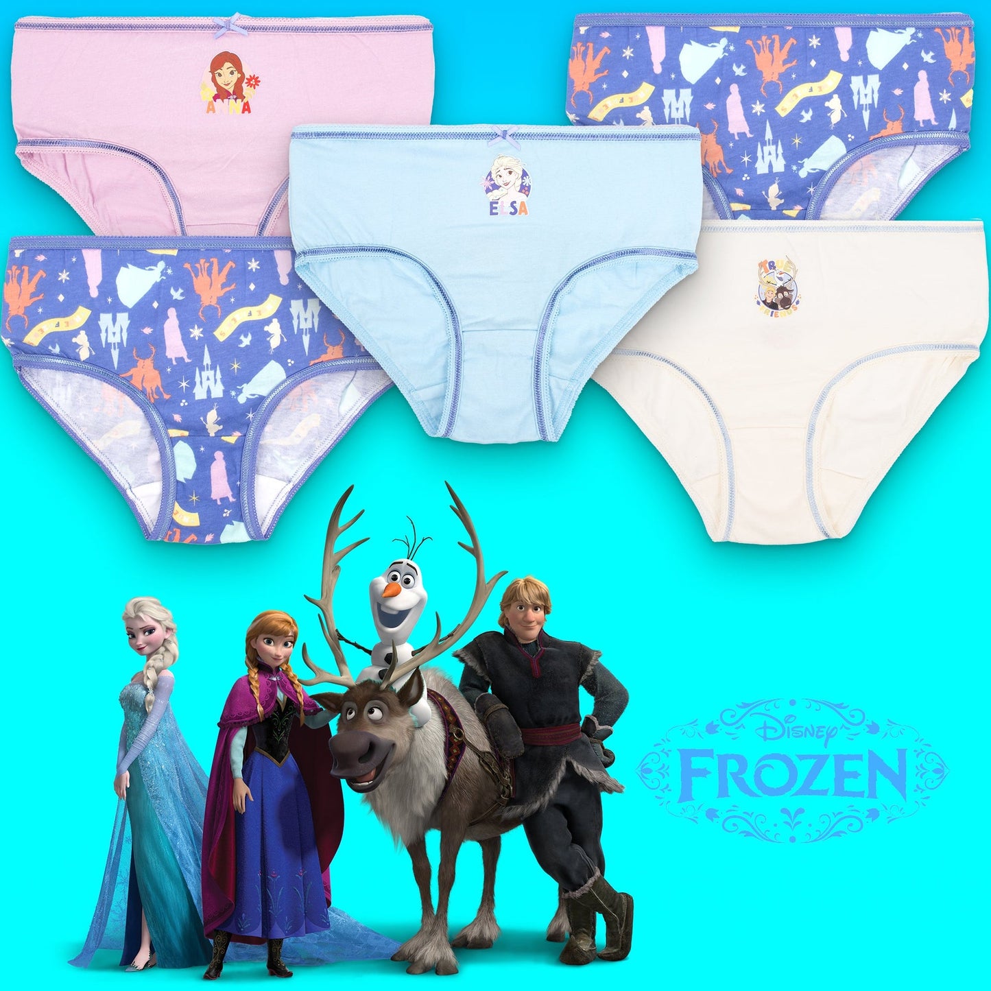 Disney La Reine des Neiges Underwear