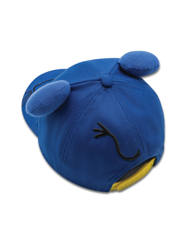 Kindermütze mit dem blauen Elefanten