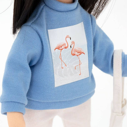 GESCHENKSET: Lilu-Puppe, Sweatshirt + Schuhe/Accessoires