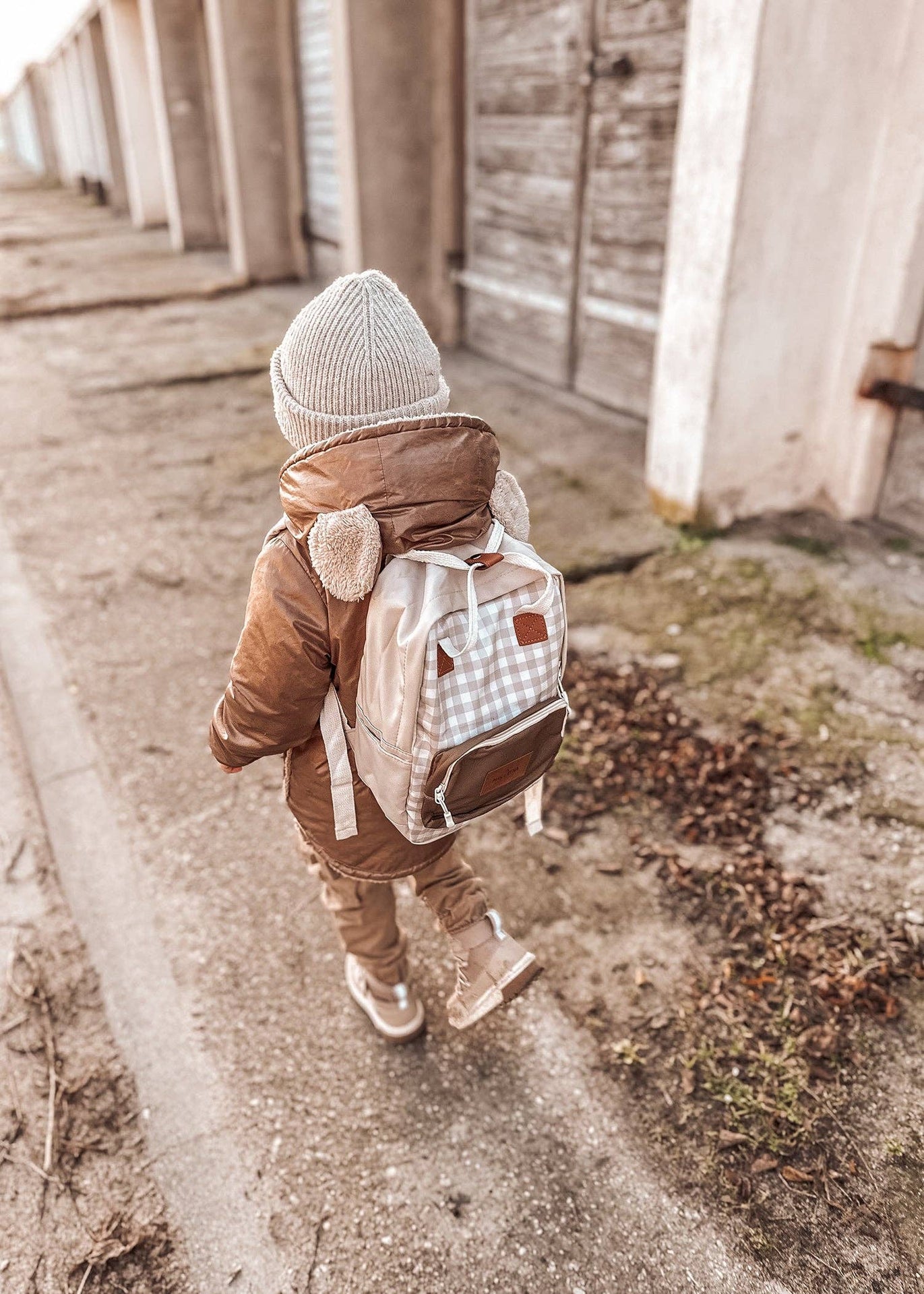 Kids' Backpack - Gingham