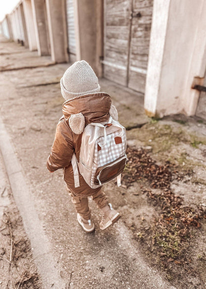 Kids' Backpack - Gingham