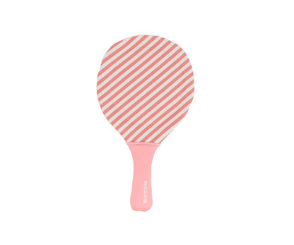 Neopren-Strandschläger Stripes Bloom & Blush mit Ball
