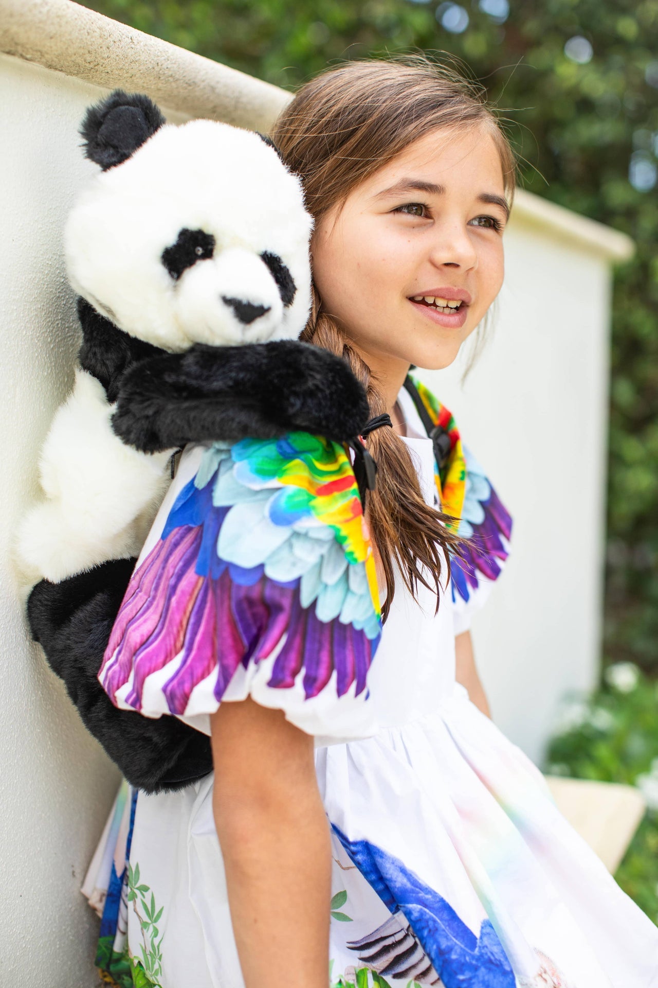 Plüschrucksack Panda für Kinder