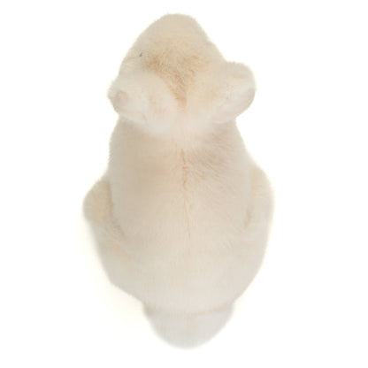 Peluche Lapin crème assis