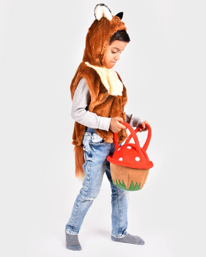 Sac champignon avec fermeture éclair 22 cm
