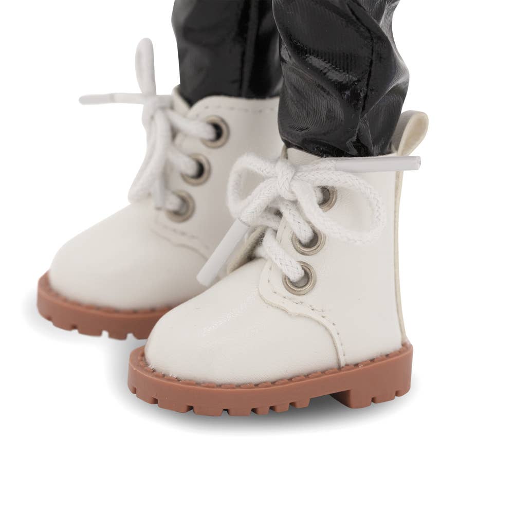 Billie-Puppe mit kariertem Hemd, 32 cm