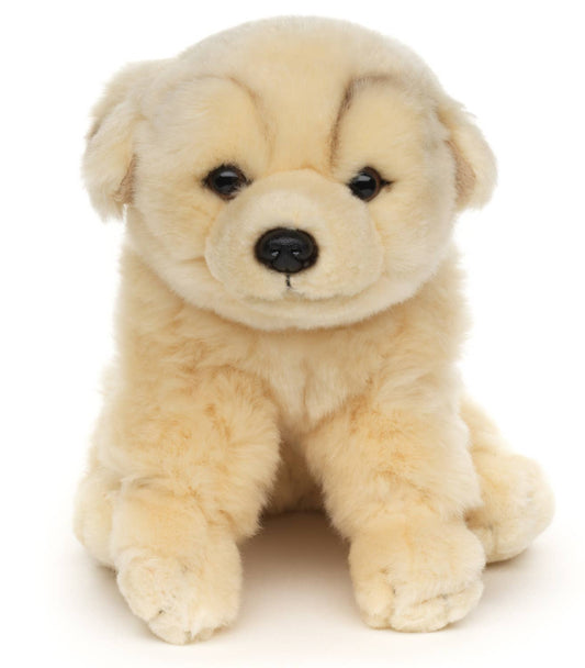 Peluche Chiot Golden Retriever, assis Uni Toys
