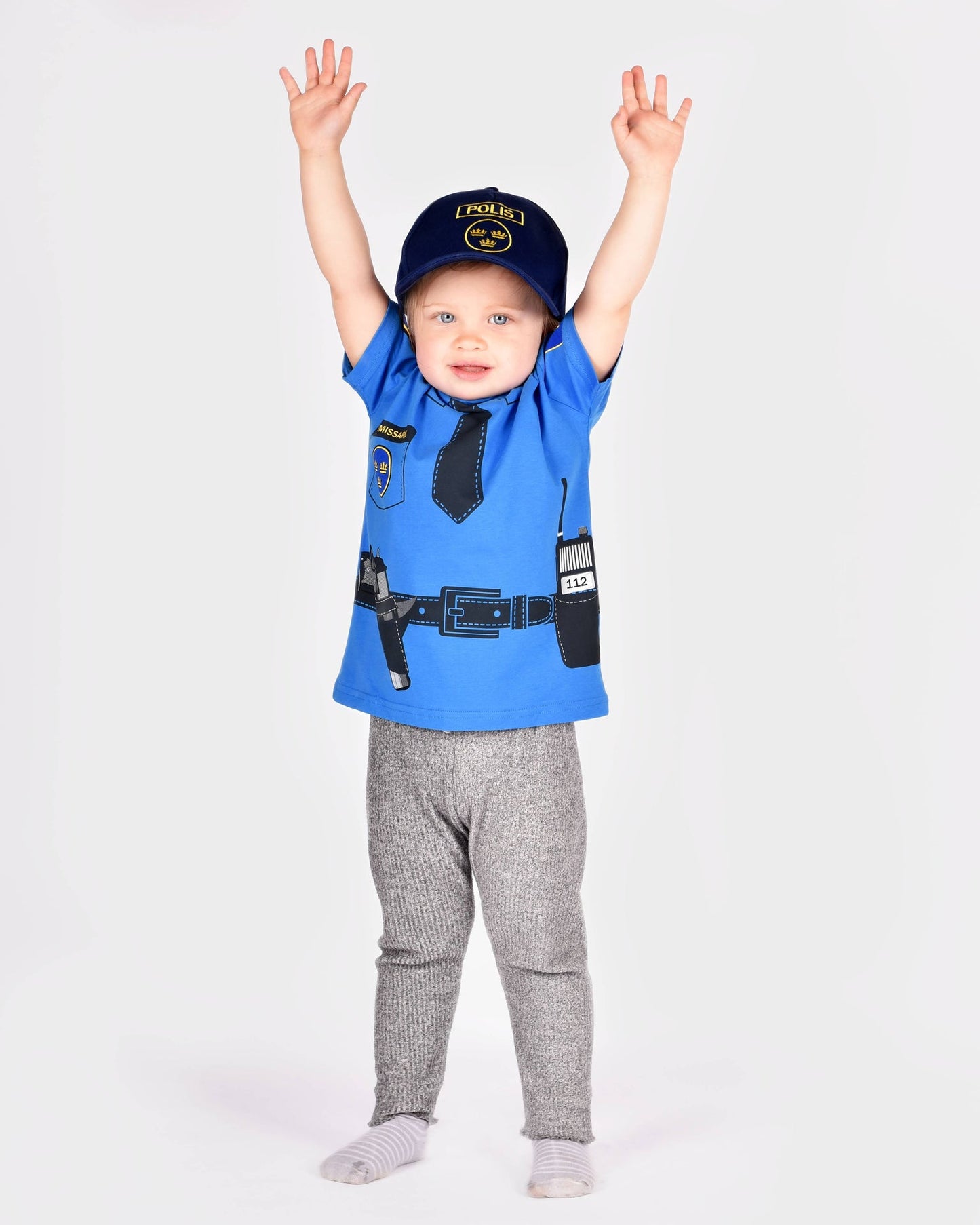 Organic cotton Police T-shirt 110-116 cm 4-6 years