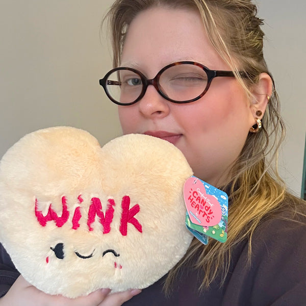 Peluche Snacker – Cœurs Bonbon Wink