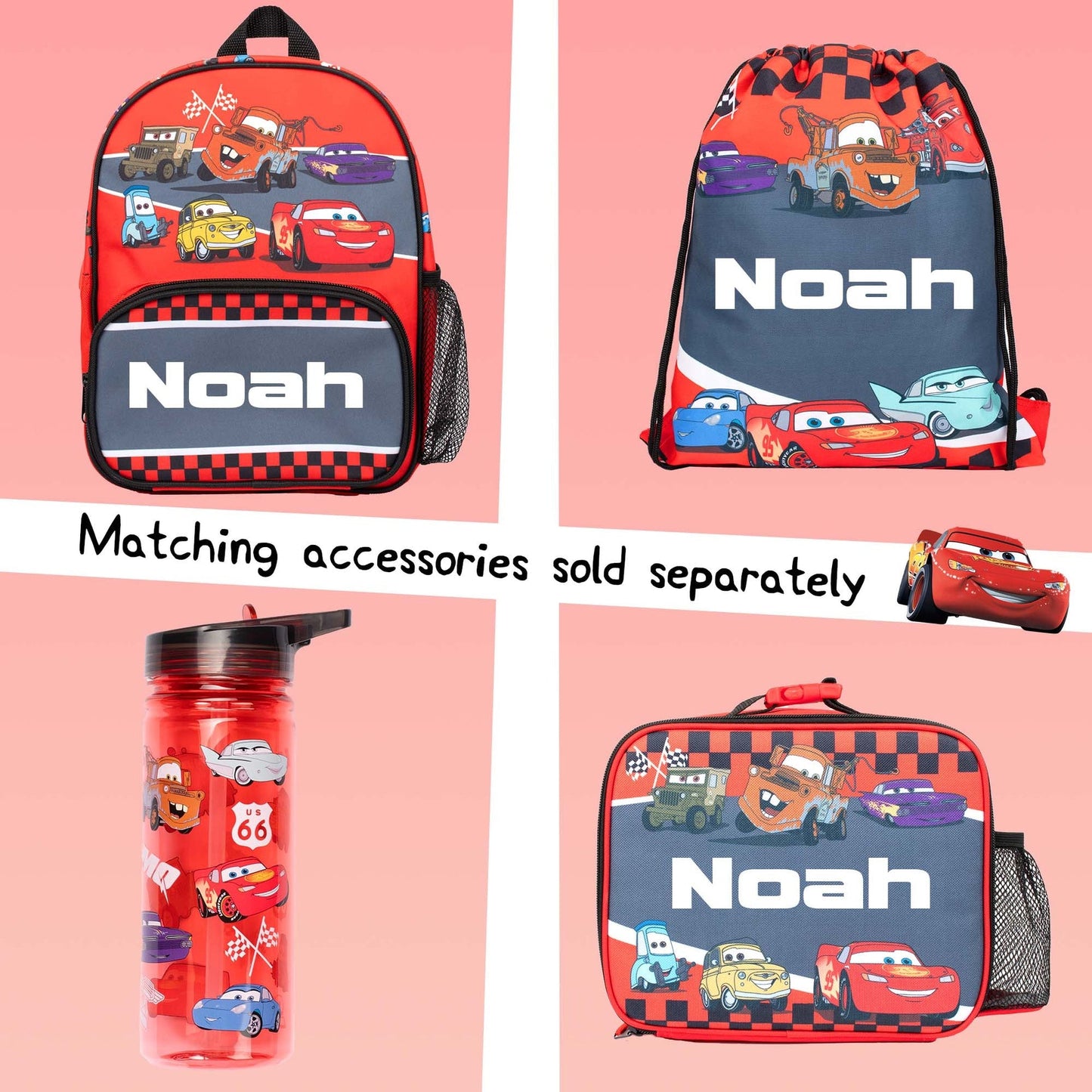 Official Disney/Pixar Disney Cars Sac à cordon | enfant PE Sac