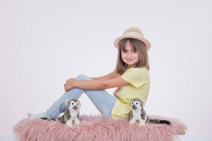 Grauer Affe Plüschtier