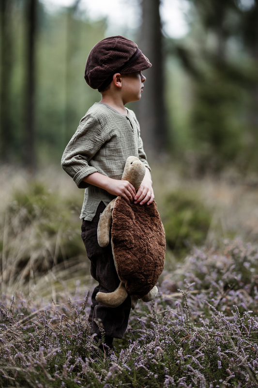 Große Plüschschildkröte | braun