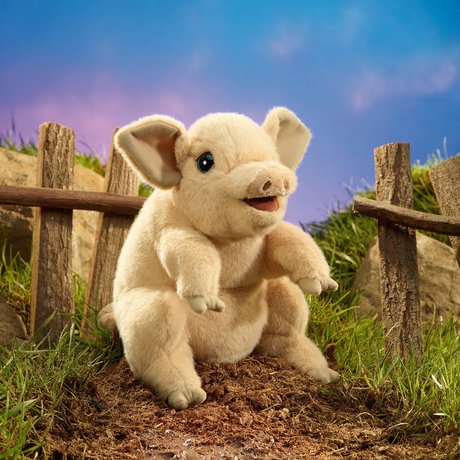 Marionnette à main Cochonnet / Piggy 3232, marionnette à main Folkmanis Folkmanis réaliste