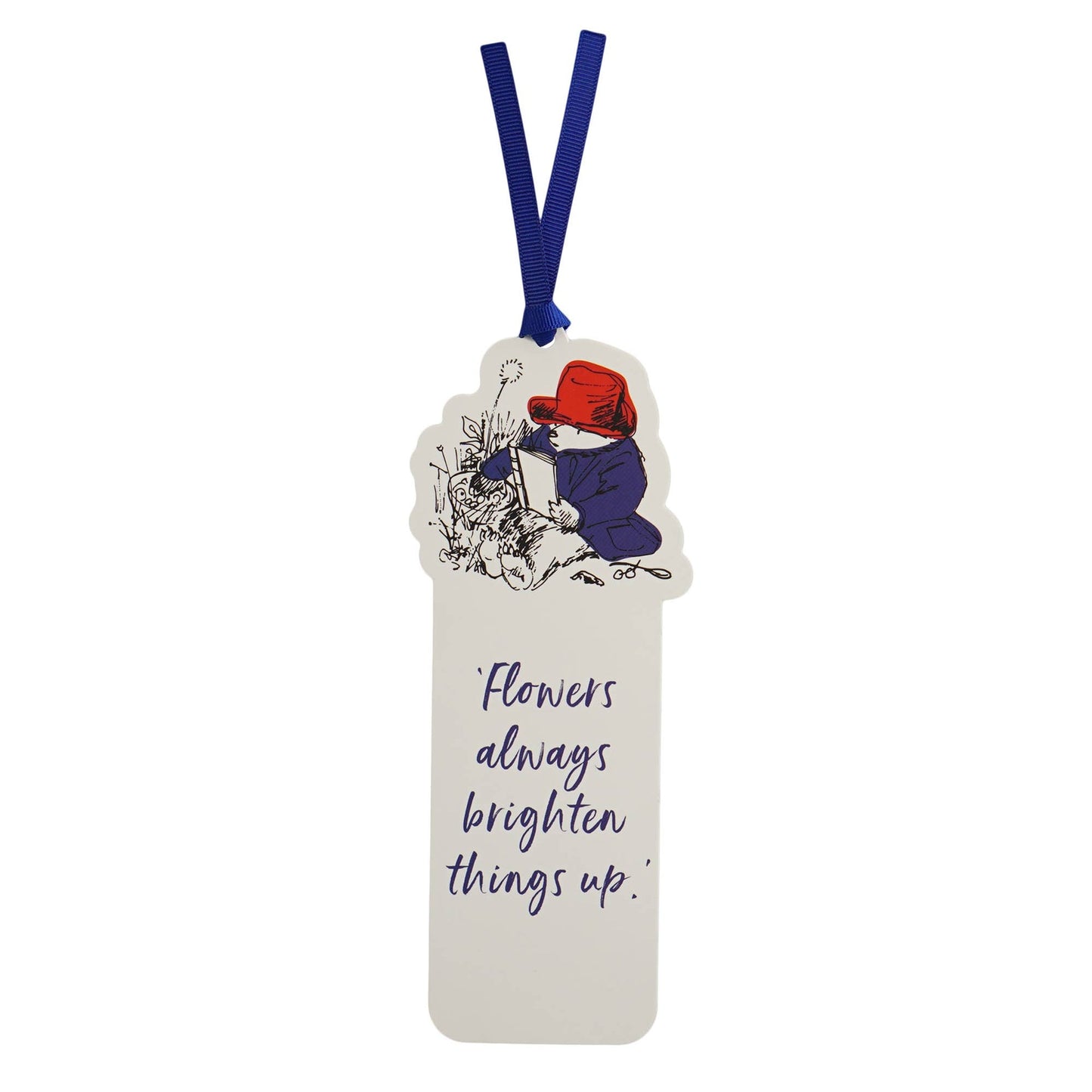 Marque-page Paddington - en forme de papier Fleurs