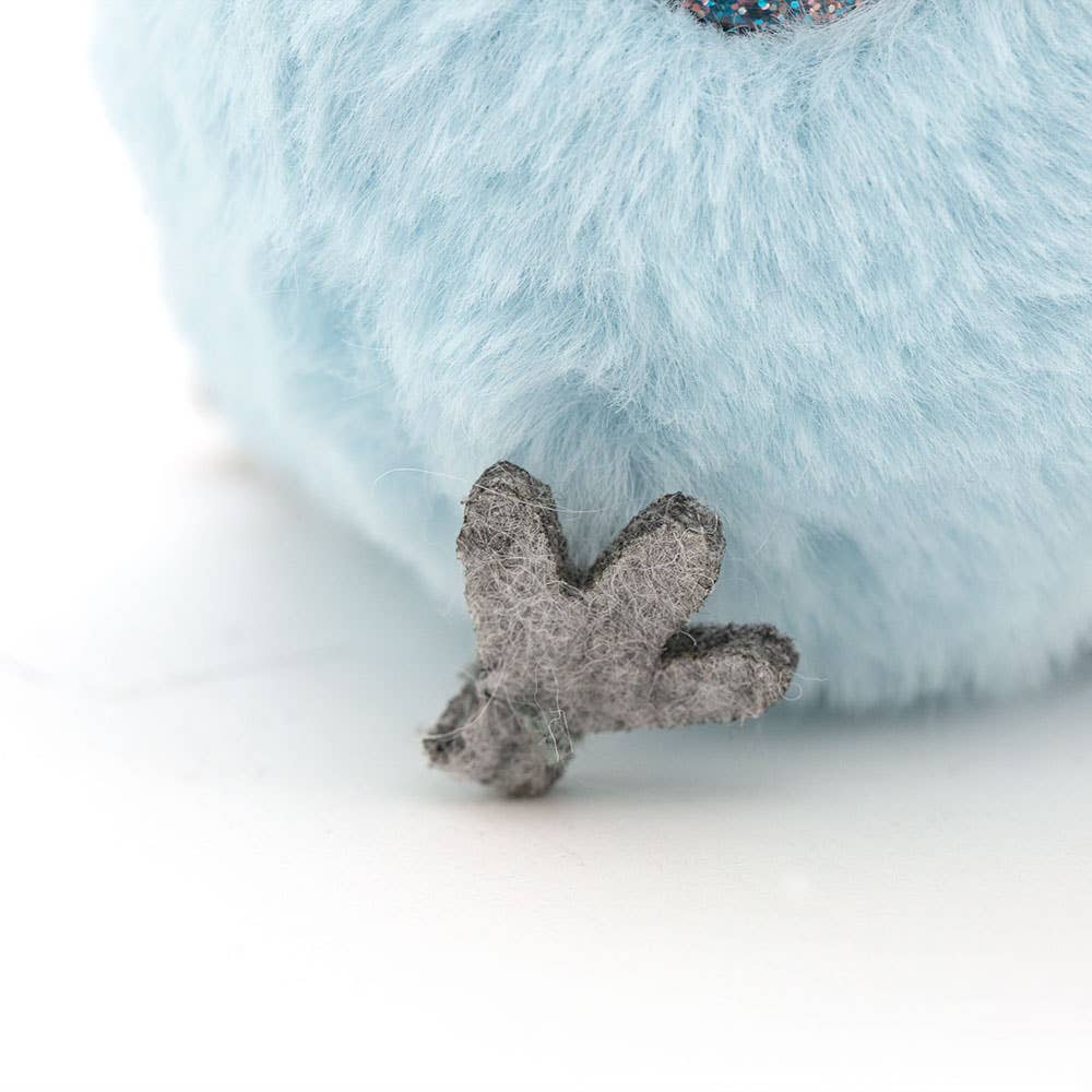 Whozie-Plüschanhänger mit Schleife, 8 cm