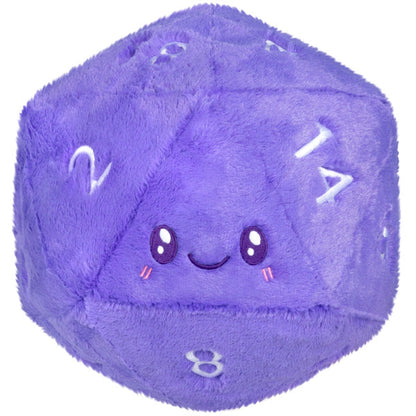 Peluche Squishable – Dé D20 Violet