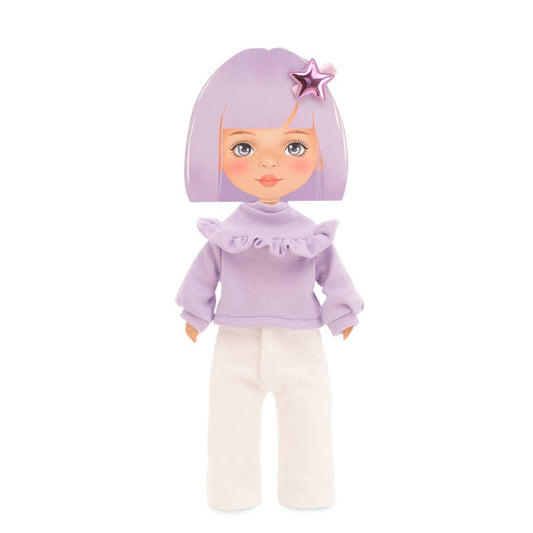 Bekleidungsset: lila Jersey 28 cm