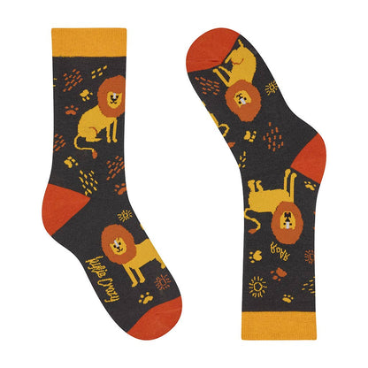 Kindersocken Löwen