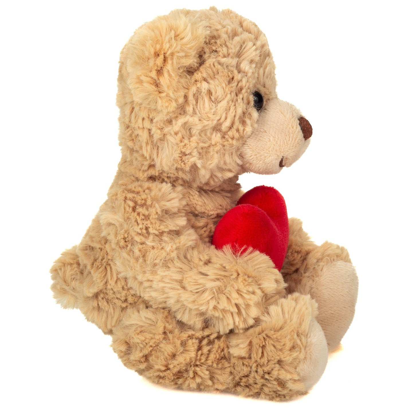 Beigefarbener Teddybär mit Herz