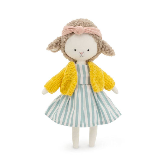 Cotti Motti Plüschtier aus Baumwolle, Schaf Zoe (30 cm) - ab 0 Jahren