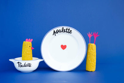 THE FAMILY HAS A BLAST Plate - Poulette