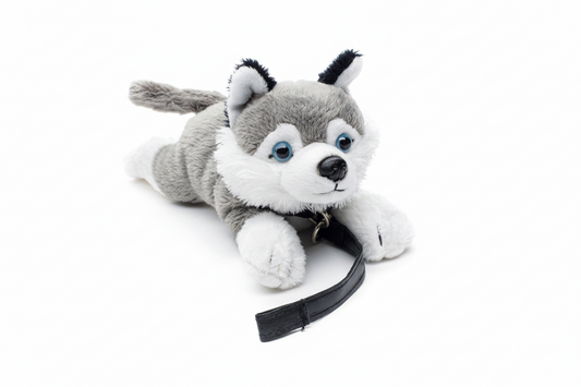 Peluche Husky (avec laisse), Uni Toys