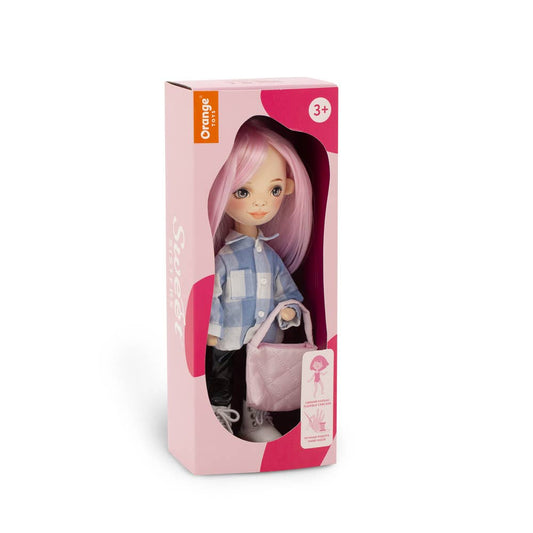 Billie-Puppe mit kariertem Hemd, 32 cm