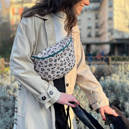 Wickeltasche – Leopardenmuster