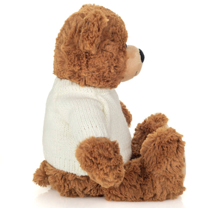 Peluche Teddy Percy avec Pull – 30 cm - Teddy Hermann
