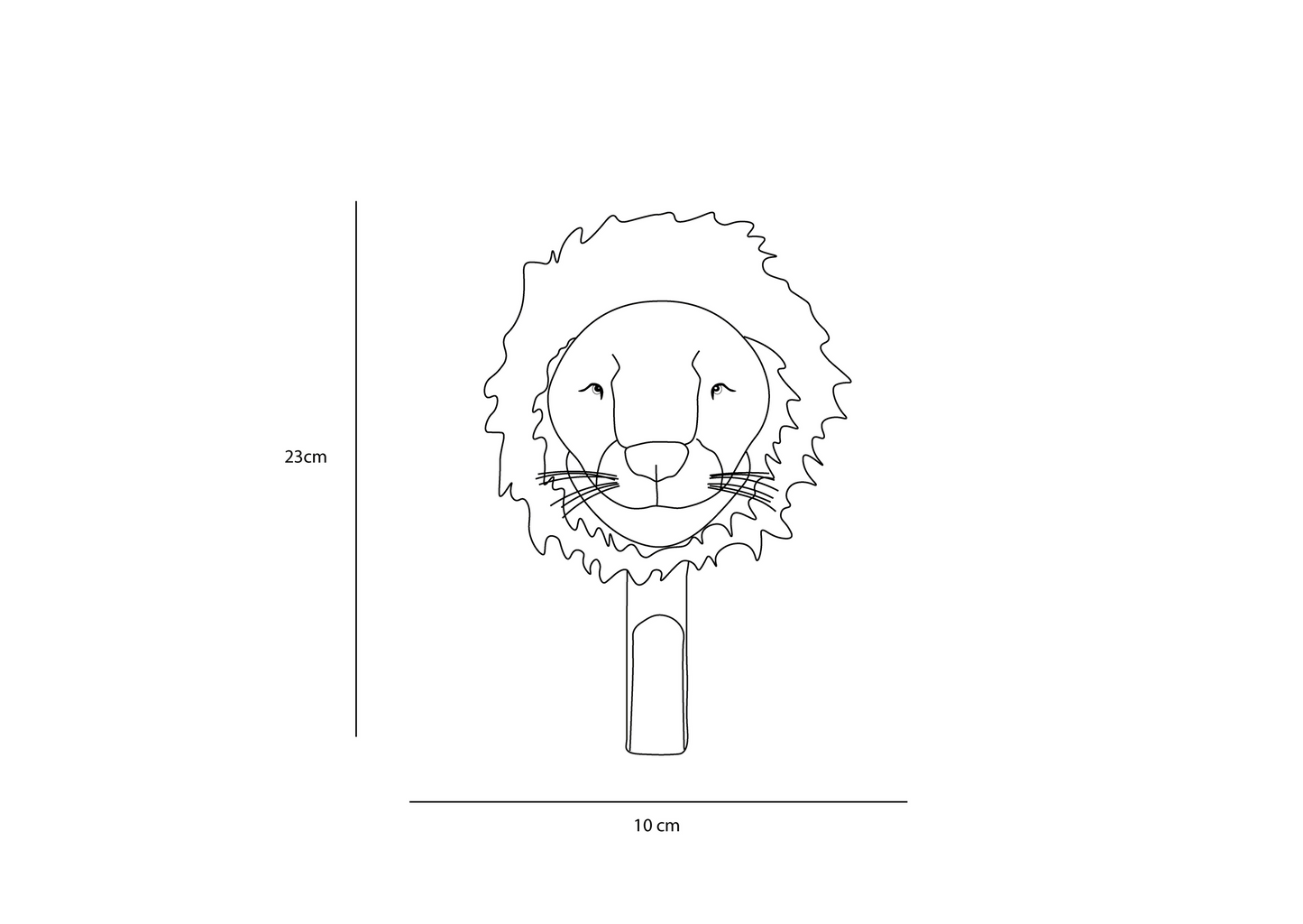 Plush Lion Coat Hook