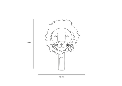 Plush Lion Coat Hook