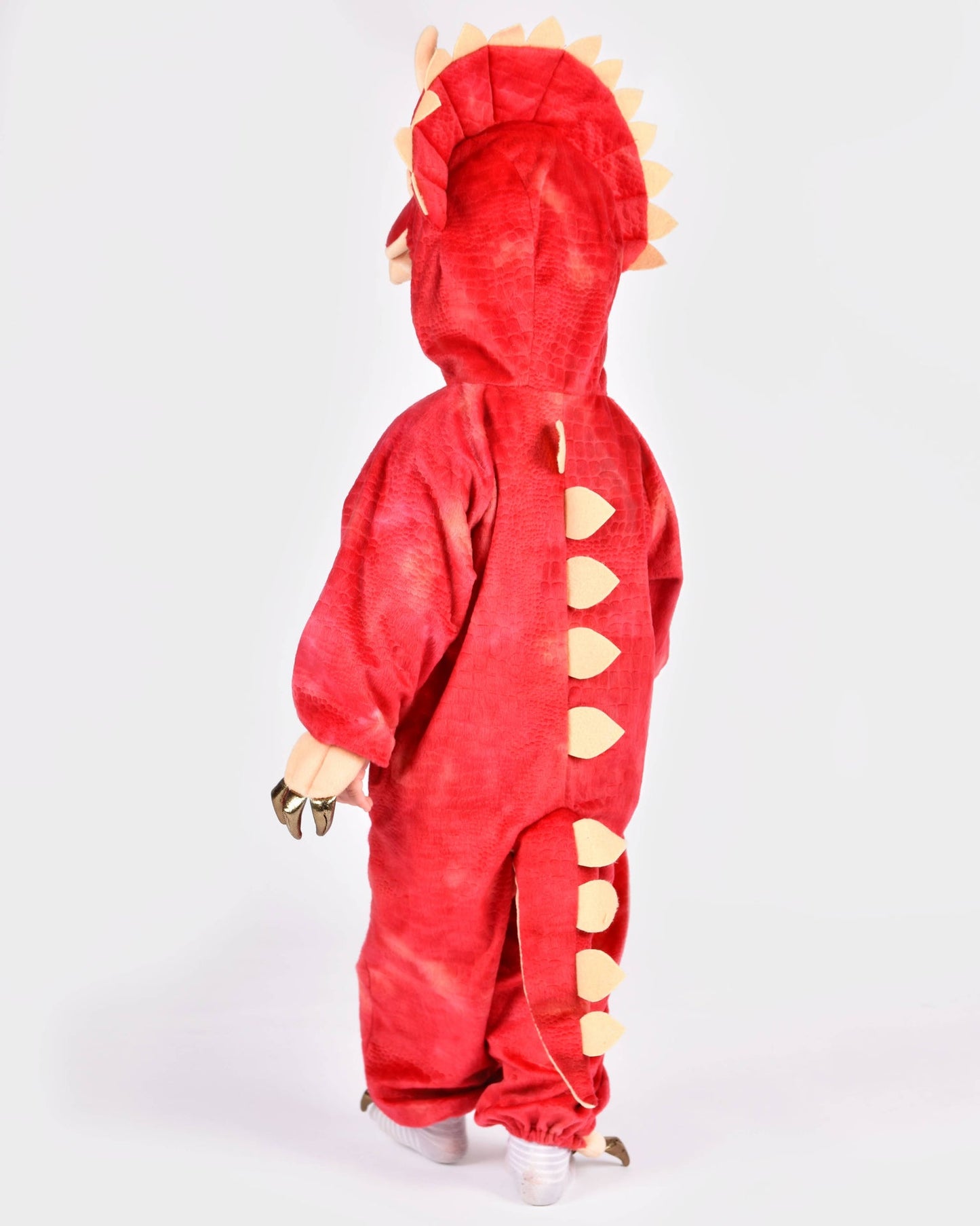 Dinosaurier Triceratops Kostüm für Kinder 4-6 Jahre (110-116 cm)