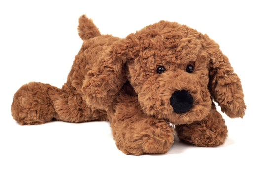 Brauner Plüschhund