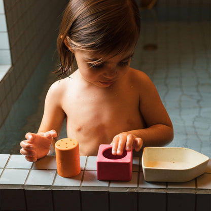 Bateau de bain en caoutchouc recyclé orange – vue produit 7