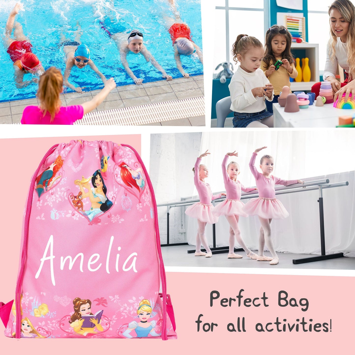 Disney Princess Sac à cordon for enfant