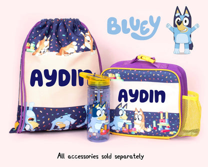 Official Bluey Sac à cordon | enfant PE Sac